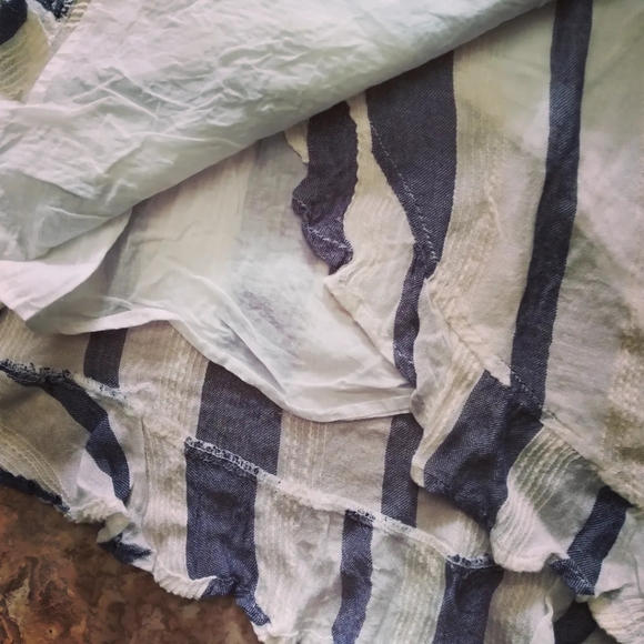 Vintage Havana Striped wrap mini skirt, size Small - Picture 5 of 9